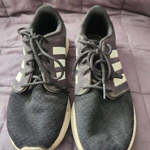 Black and White Adidas Shoes